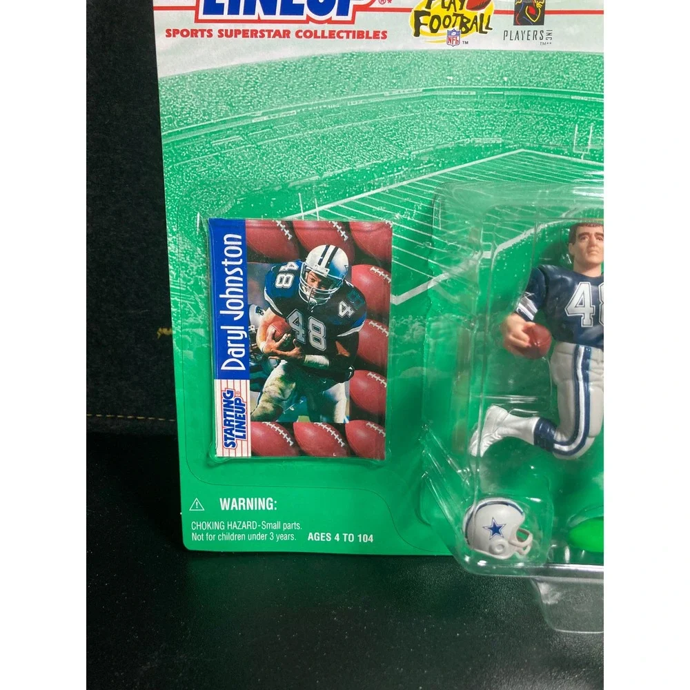1997 Starting Lineup Daryl Johnston Dallas Cowboys NFL Figure with Card Kenner